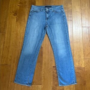 Vintage Calvin Klein Light Wash Straight Jeans Size 12 Casual Mid-Rise Y2K